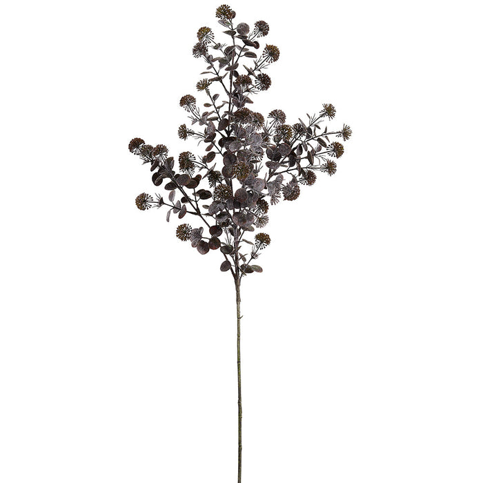 32" Thistle Artificial Flower Stem -Plum (Pack of 12) - FST002-PL