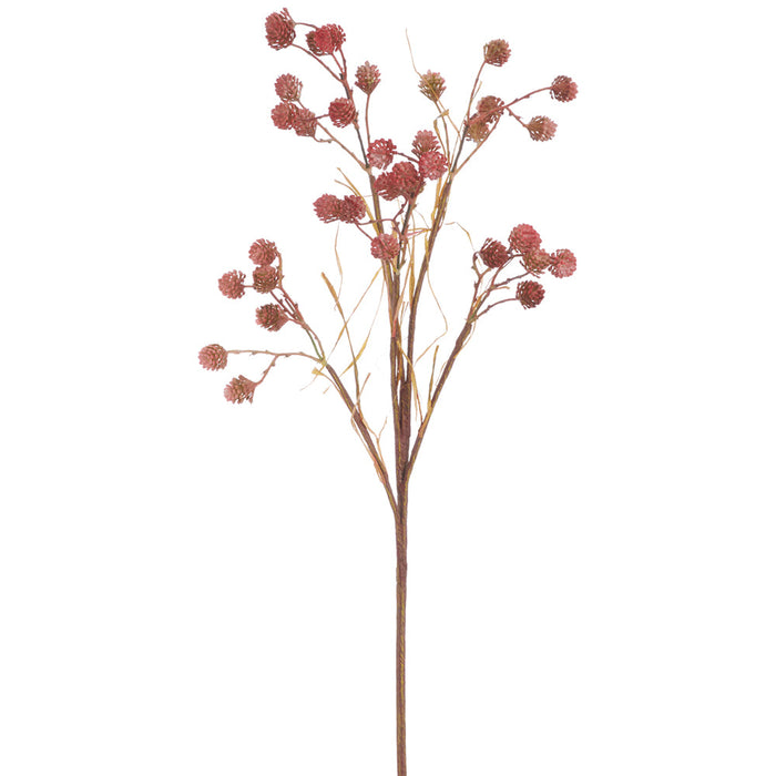 32" Thistle Artificial Flower Stem -Mauve/Green (Pack of 12) - FST004-MV/GR