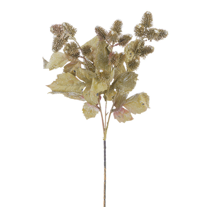 26" Thistle Artificial Flower Stem -Green (Pack of 12) - FST031-GR