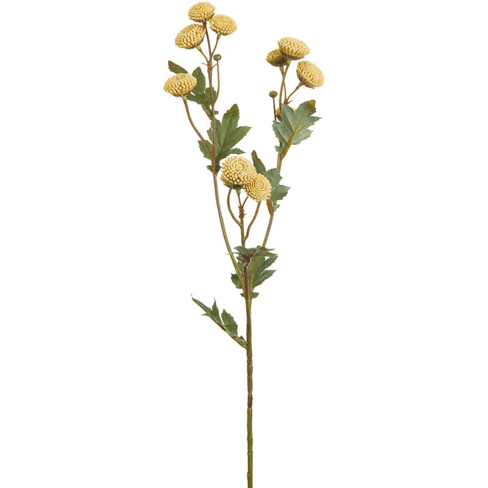 24.5" Tansy Artificial Flower Stem -Ivory (pack of 12) - FST105-IV