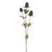 23" Artificial Thistle Flower Stem -Blue (pack of 12) - FST113-BL