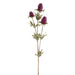 23" Artificial Thistle Flower Stem -Purple (pack of 12) - FST113-PU
