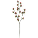 23" Glittered Artificial Thistle Stem -Red (pack of 12) - FST123-RE