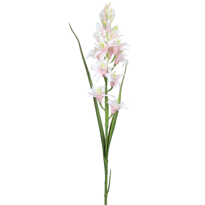 30" Silk Tuberose Flower Stem -Light Pink (pack of 12) - FST173-PK/LT