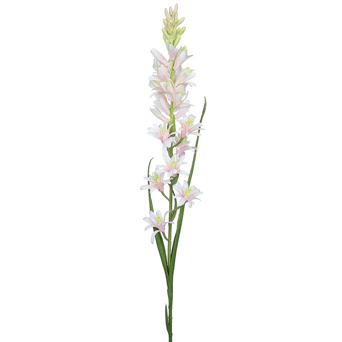 35.5" Silk Tuberose Flower Stem -Light Pink (Pack of 12) - FST174-PK/LT