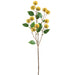 25" Thistle Artificial Flower Stem -Yellow (Pack of 12) - FST365-YE