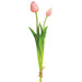 18.5" Tulip Silk Flower Stem Bundle -Soft Pink (pack of 12) - FST427-PK/SO