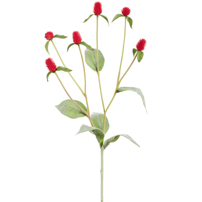 22.5" Thistle Silk Flower Stem -Beauty (Pack of 12) - FST532-BT