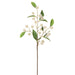 28" Globe Thistle Artificial Flower Stem -White (Pack of 12) - FST536-WH
