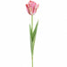 27" Parrot Tulip Silk Flower Stem -Pink/Red (Pack of 12) - FST550-PK/RE