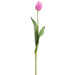 26" Tulip Bud Silk Flower Stem -Pink (Pack of 12) - FST660-PK