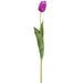 26" Tulip Bud Silk Flower Stem -Purple (pack of 12) - FST660-PU
