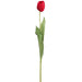 26" Tulip Bud Silk Flower Stem -Red (pack of 12) - FST660-RE