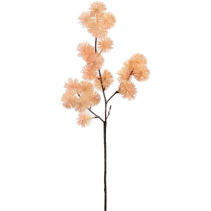 27" Globe Thistle Artificial Flower Stem -Beige (pack of 12) - FST696-BE