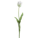 32.5" Tulip Silk Flower Stem -Cream/Green (pack of 6) - FST715-CR/GR