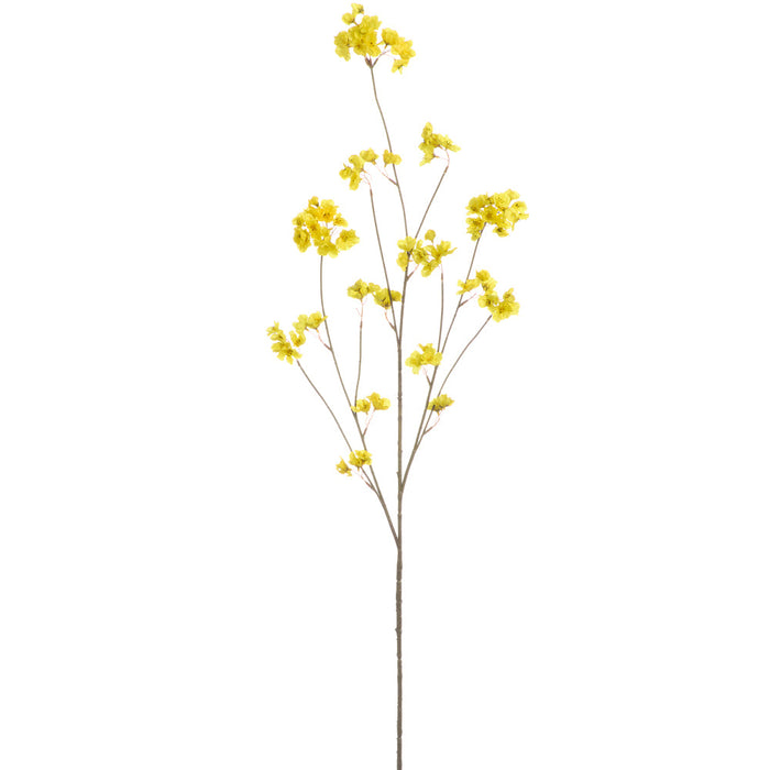 51.1" Golden Trumpet Silk Flower Stem -Yellow (Pack of 12) - FST756-YE