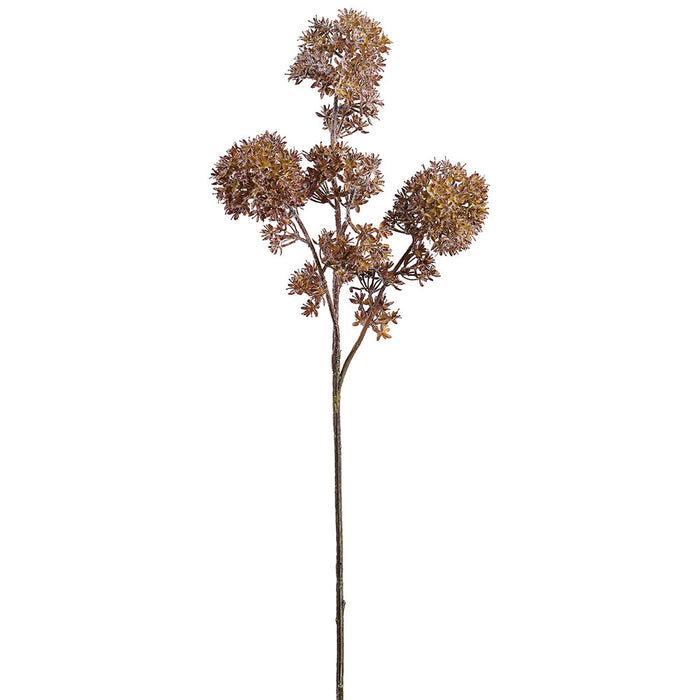 29.5" Artificial Viburnum Flower Stem -Brown (Pack of 12) - FSV003-BR
