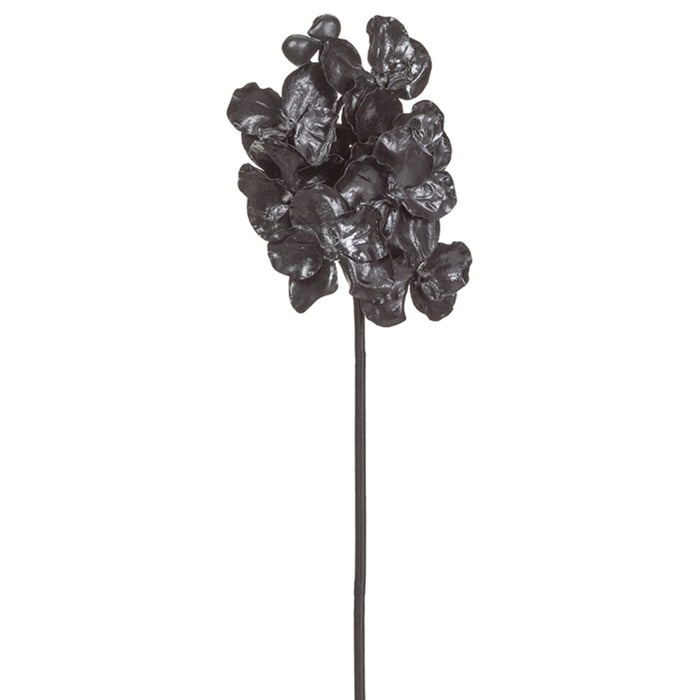 30" Artificial Vanda Orchid Flower Stem -Black (Pack of 6) - FSV308-BK