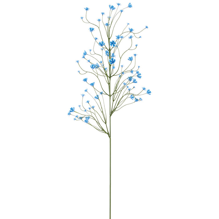 32" Outdoor UV-Resistant Artificial Mini Wild Flower Stem -Blue (Pack of 12) - FSW002-BL