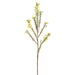 23.75" Silk Waxflower Stem -Yellow (pack of 12) - FSW028-YE