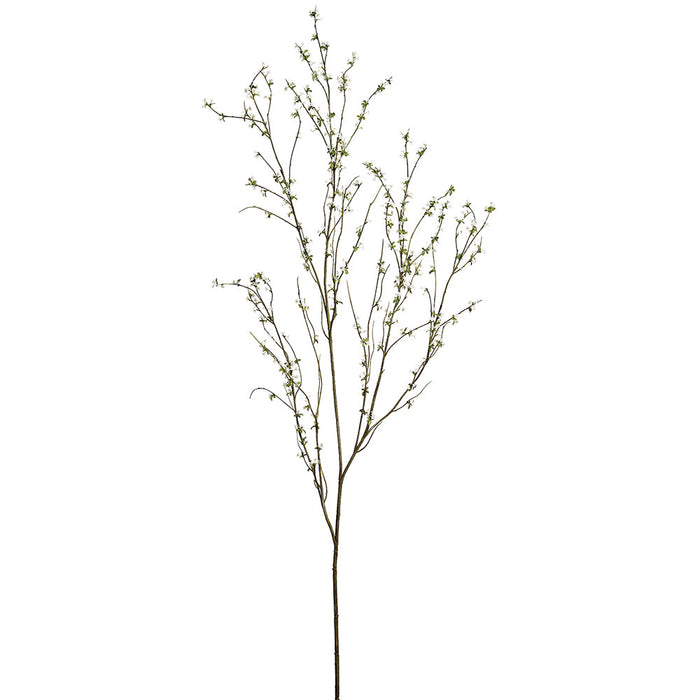 66" Snow Willow Silk Flower Stem -White (Pack of 6) - FSW178-WH
