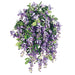 31" Silk Wisteria Hanging Flower Bush -Violet/Blue (pack of 4) - FW340-VI/BL