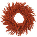 31" Berry Artificial Wreath -2 Tone Orange (Pack of 2) - FWB004-OR/TT