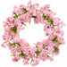 24" Cherry Blossom Silk Flower Wreath -Pink (Pack of 2) - FWB019-PK
