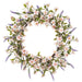 24" Cherry Blossom & Lavender Silk Flower Wreath -Pink/Lavender (Pack of 2) - FWC255-PK/LV