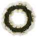 12" Daisy Silk Flower Wreath -White (Pack of 6) - FWD052-WH