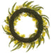 22" Daffodil Narcissus Silk Flower Wreath -Yellow/White (Pack of 2) - FWD078-YE/WH
