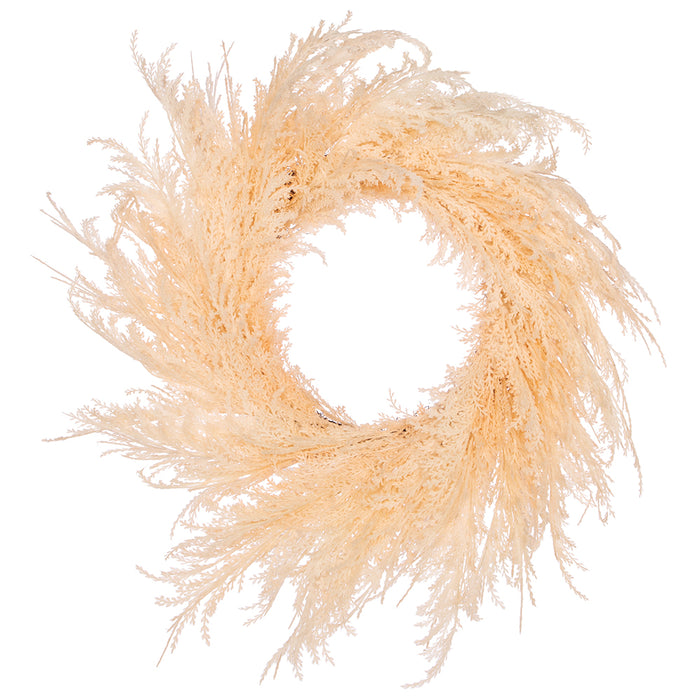 36" Artificial Pampas Grass Hanging Wreath -Pink - FWG200-PK