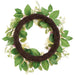 24" Hydrangea, Dogwood & Dahlia Silk Flower Wreath -Mixed Colors - FWH100-MX