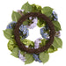 24" Hydrangea Silk Flower Wreath -Mixed Colors - FWH150-MX