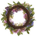 28" Hydrangea & Queen Anne's Lace Silk Flower Wreath -Mixed Colors (Pack of 2) - FWH799-MX