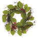 24" Hydrangea, Blossom & Queen Anne's Lace Silk Flower Wreath -Mixed Colors (Pack of 2) - FWH837-MX