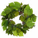 24" Lilac & Sedum Silk Flower Wreath -Lavender (Pack of 2) - FWL004-LV