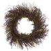 24" Lilac, Lavender & Fern Leaf Silk Flower Wreath -Purple/Lavender (Pack of 4) - FWL102-PU/LV