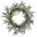 16" Artificial Lavender Hanging Wreath -Lavender/Purple (pack of 4) - FWL186-LV/PU