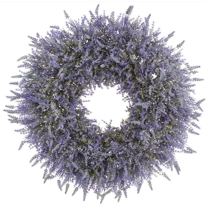 30" Lavander Artificial Wreath -Purple - FWL200-PU