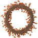 22" Artificial Osmanthus Pod Wreath -Flame (Pack of 2) - FWP036-FL