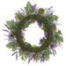 28" Ranunculus, Lilac & Lavender Silk Flower Wreath -Purple/Lavender (Pack of 2) - FWR724-PU/LV