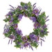 28" Ranunculus, Lilac & Lavender Silk Flower Wreath -Purple/Lavender (Pack of 2) - FWR724-PU/LV