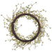 24" Cherry Blossom Silk Flower Wreath -Cream/Green (Pack of 2) - FWS055-CR/GR