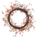 24" Cherry Blossom Silk Flower Wreath -Pink/Cream (Pack of 2) - FWS055-PK/CR