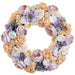 23" Rose & Hydrangea Silk Flower Wreath -Mixed Colors - FWX501-MX