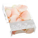 7.5"x5.25" Boxed Rose Petal Silk Flowers -Blush (pack of 12) - FZR062-BS