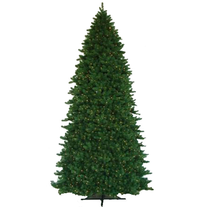 15'Hx95"W Grand Teton Pine Artificial Christmas Tree, LED Pre-Lit -Green - G125316LED