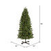6'6"Hx41"W Slim Grand Teton Pine Artificial Christmas Tree, LED Pre-Lit -Green - G125066LED