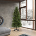 7'6"Hx45"W Slim Grand Teton Pine Artificial Christmas Tree, Unlit -Green - G125075